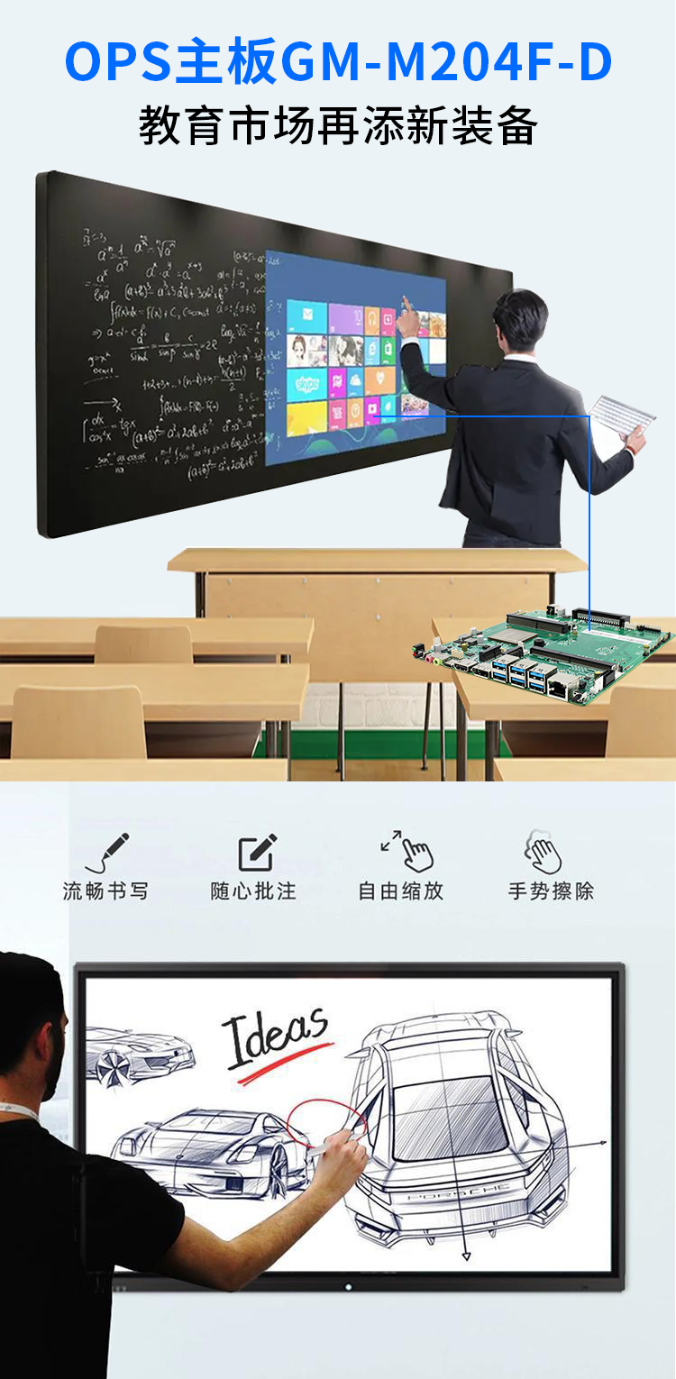 【高能計算機新品發布】飛騰D2000國產OPS主板,讓教育設備智慧融合!(圖1) 【高能計算機新品發布】飛騰D2000國產OPS主板,讓教育設備智慧融合!(圖1)